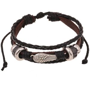 Wellness-House | Veterarmband Wing | Vaderdag Cadeau | Bescherming | Kracht | Stoer | Heren Armband