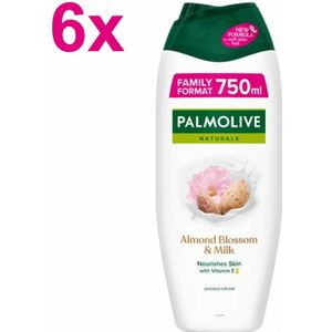Palmolive Naturals Amandelbloesem en Melk (6 x 750ml)