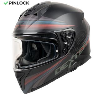 Motor Integraal Helm ELEVEN VREEMDELING Zwart/Rood/Blauw/Grijs XS van MOTOBLOUZ