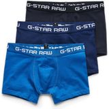 G-Star RAW Onderbroek Classic Trunk Clr 3pack D05095 2058 8528 Lt Nassau Blue/imperial Blu Mannen Maat - S