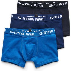 G-Star RAW Onderbroek Classic Trunk Clr 3pack D05095 2058 8528 Lt Nassau Blue/imperial Blu Mannen Maat - S