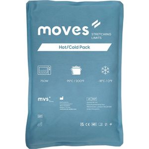 Moves Hot Cold Pack - Warm-koud kompres - Ice pack - Natuurlijke klei - Maat: Large (25 x 35 cm)