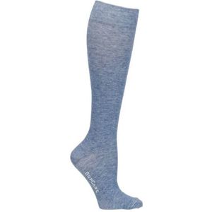 Supcare compressie sokken maat S (37-39) – wool blue - trendy compressiekousen – steunkousen – ademend – gezwollen, vermoeide en pijnlijke benen & voeten – spataderen - dagelijks gebruik – vliegreizen – zwangerschap – dames en heren