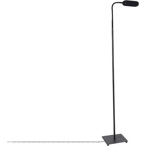 QAZQA botot - Moderne Dimbare LED Vloerlamp | Staande Lamp met flexarm met Dimmer - 1 lichts - H 142.3 cm - Zwart - Woonkamer | Slaapkamer