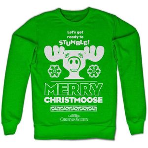 National Lampoon's Christmas Vacation Sweater/trui -L- Merry Christmoose Groen