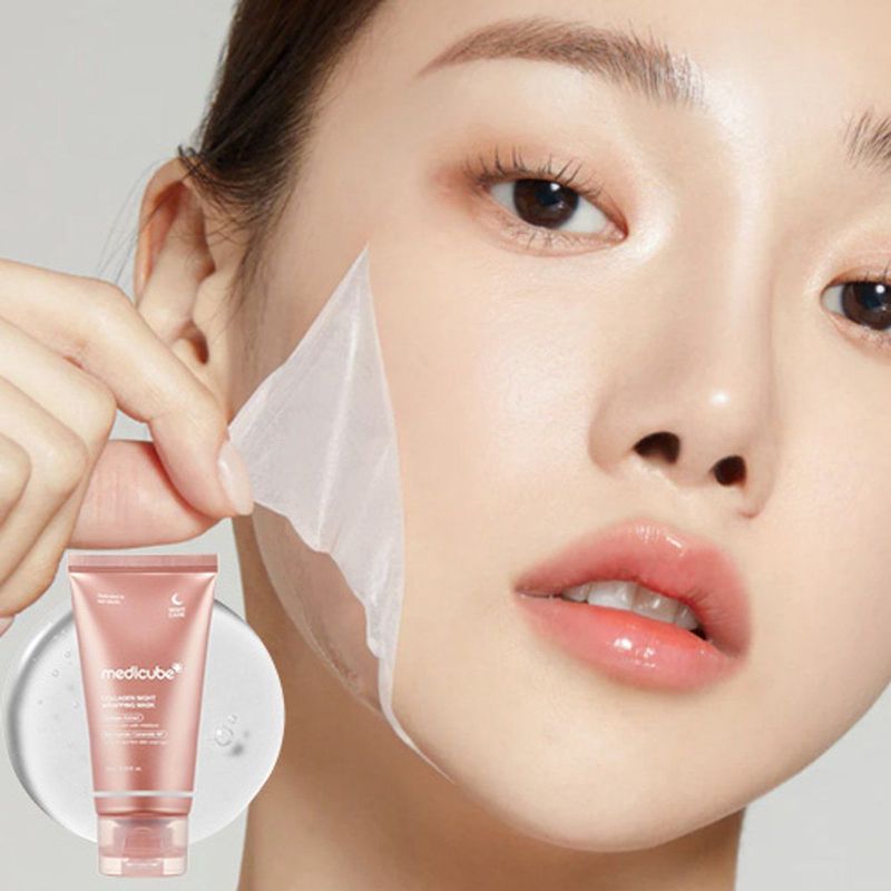 Medicube - Collagen Night Wrapping Mask - Hydraterend en Verstevigend - Koreaans Gezichtsmasker - Peel-Off Masker - Nachtmasker