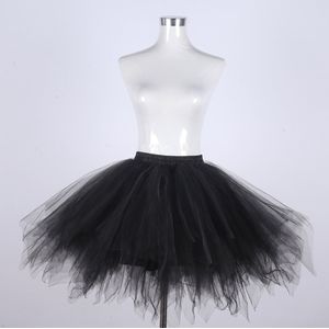 Rok drukte-Lolita drukte-rok voering-rok-zwart-gelaagde tule-XL