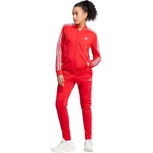 adidas Sportswear Essentials 3-Stripes Trainingspak - Dames - Rood- XL