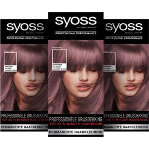 3x Syoss Pantone Haarverf 8-23 Lavender Crystal