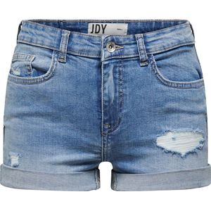 Jacqueline de Yong Broek Jdyblume Mw Fold-up Shorts Dest. Mi 15293951 Light Blue Dames Maat - L