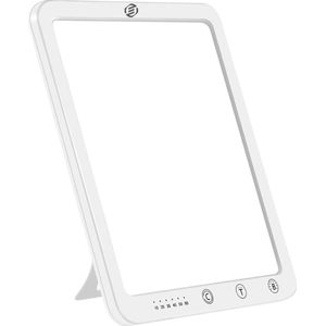 Equivera Lichttherapielamp - Daglichtlamp - Bureaulamp - Tegen Winterdepressie - SAD Lamp - Zonlicht - Meerdere Standen - Timerfunctie