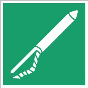 Lijnwerpapparaat bord – E050 - Dibond - 10 x 10 cm