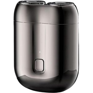 Krachtige 2-Blade Scheerapparaat - Usb Oplaadbare 2-Kop Body Shaver - Precisie/Baardtrimmer - Mini scheerapparaat voor heren - Draagbaar en precies scheergerei - Dames en Heren en de Beste Reiseditie Kleur - Zilver