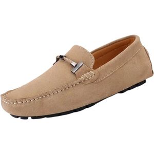 Bovista Loafers Heren - Met Hak - Herenschoenen - Instappers - Geel - Maat 37.5