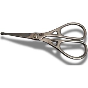 Old Barbers - Professional - Neus & Oorhaarschaartje - Recht - Ronde punt - Hoogglans RVS- 11 cm.