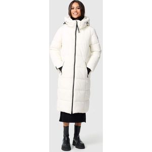 Warm & Waterafstotend Marikoo ZURARAA - Winterjas Dames - Volwassen - Capuchon - Wit - S