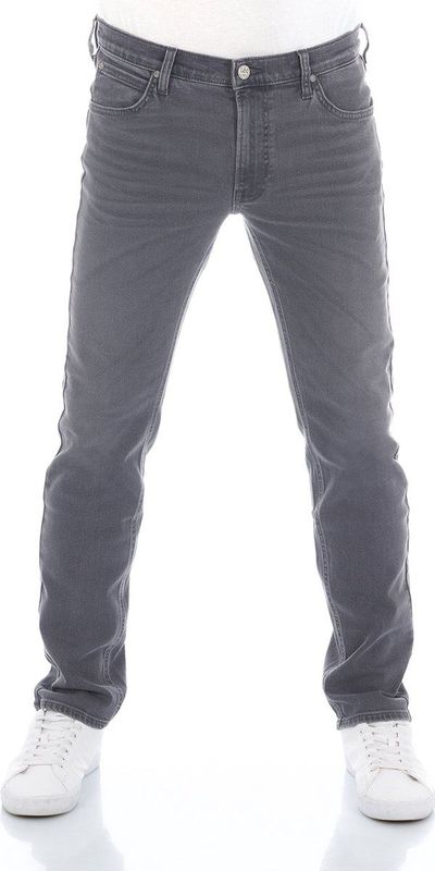 Lee Heren Jeans Broeken Daren Zip Fly regular/straight Fit Grijs Volwassenen Denim Jeansbroek
