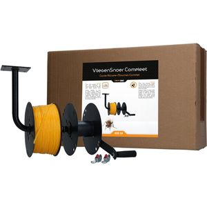 Knock Pest Complete Set Vliegenlint – 400 Meter – Vliegenbestrijding – Vliegenvanger Plakstrip - Gifvrij – Met Kleefstof en Lokmiddel – Geel – Langdurige Bescherming – Effectief – Veilig voor Huisdieren en Kinderen