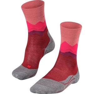 FALKE TK2 Crest Dames Wandelsokken - Barolo - Maat 39-40
