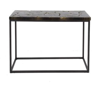 Maron haltafel - 100 cm - zwart/goud