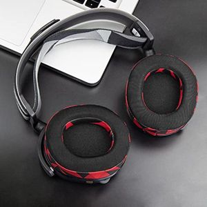 Koelgel Oorkussens Vervanging voor Headset met Geluidsisolerend Schuim - Rode Storm