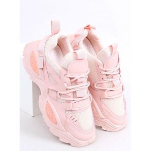 Sneakers hoge zool | roze | maat 36