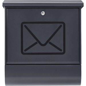 Burg Wächter 65310 LUCENTA 2701 ANT Brievenbus Staal Antraciet Sleutelslot