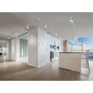LED Railverlichting - Track Spot - Torna Dual Yosh - 2 Fase - E14 Fitting - Rond - Mat Zwart - Aluminium