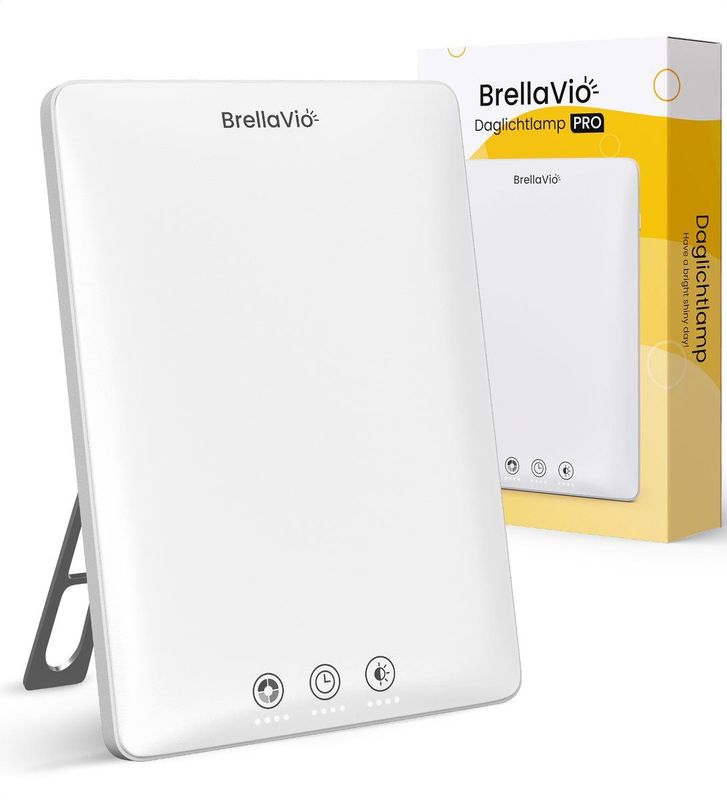 BrellaVio - Daglichtlamp PRO - Wit - 12.000 Lux - UV-vrije LED Lamp