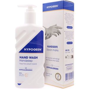 Hypogeen Handwash - PH neutraal - parfumvrij - hypoallergeen - ook geschikt voor de (over)gevoelige huid - handhygiene product - hypoallergene handzeep - pompflacon 300ml