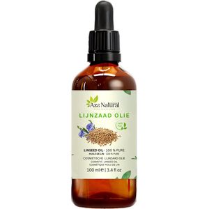 Lijnzaad olie (Biologisch & Koudgeperst) - 1x 100 ml