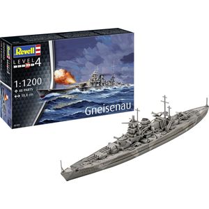 1:1200 Revell 05181 Battleship Gneisenau Plastic Modelbouwpakket