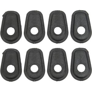 Motorfiets Richtingaanwijzer Adapters - 8 Stuks, Voor en Achter - Geschikt voor Z400 Z650 Z800 Z900 Z1000 ER6, Zwart