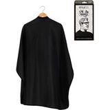 Styletek - Kapmantel - Zwart - Hoge Kwaliteit - Met Drukknopen