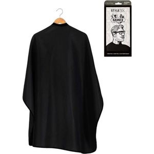 Styletek - Kapmantel - Zwart - Hoge Kwaliteit - Met Drukknopen