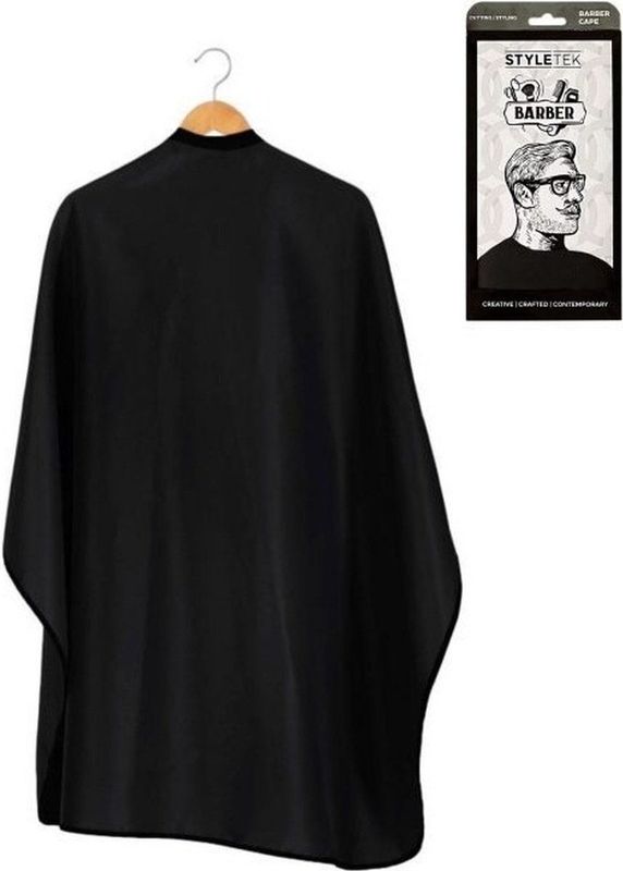 Styletek - Kapmantel - Zwart - Hoge Kwaliteit - Met Drukknopen