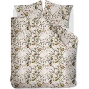 At Home by BeddingHouse Lemon Tree dekbedovertrek - Tweepersoons - 200x200/220 - Gebroken wit