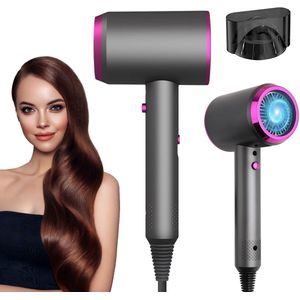 Professionele Haardroger 1250W - 3 Temperatuurstanden & Koude Lucht - Ionische Technologie - Inclusief Concentrator