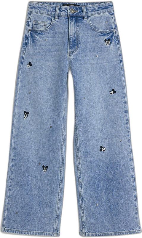 Desigual - Mickey™ - Culotte Jeans - Met Applicaties - Regular Waist