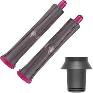 WiseGoods Premium Krultang Geschikt Voor Dyson Airwrap - Krullen - Krulborstel - Krul Fohnborstel - Krultangen Voor Fohn - Zwart