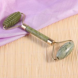 Amhall Jade Roller - Gezichtsmassage Roller - Gezichtsroller - 100% Natuursteen - Groen