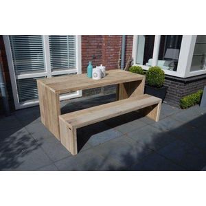 Tafel steigerhout ""Amsterdam 150X90"" houten tafel - eettafel - keukentafel