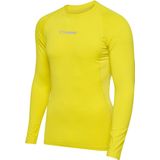 Hummel - Hmlbl Performance Tee - T-shirt - Blazing Yellow - Langarm