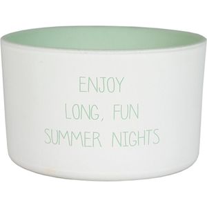 Buitenkaars - ENJOY LONG FUN SUMMER NIGHTS - citronella