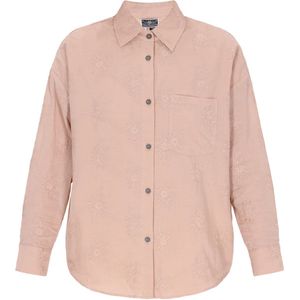 DreiMaster - Maritim - Blouse - Relaxte Pasvorm - Lange Mouwen - Bloemenborduursels