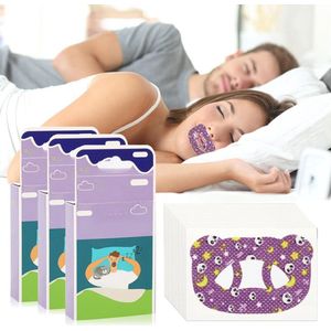 90 pieces adult mouth bands for sleeping, improved sleep, snoring relief, soft mouth band for better nasal breathing, sleep strips for less mouth breathing, mouth tape for sleeping