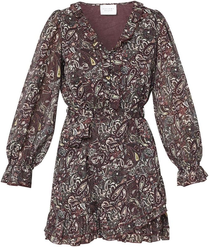 SisterS Point - Wikkeljurk - Bruin - Paisley Print