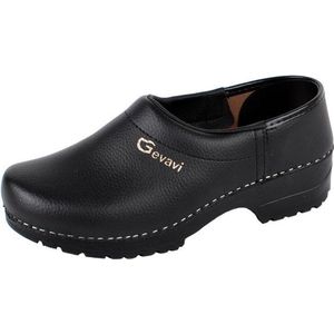 Gevavi - Jens - Gesloten Schoenklomp - Zwart