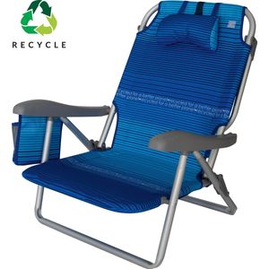 Eurotrail Perez Beach Recycled - Strandstoel - Royal Blue