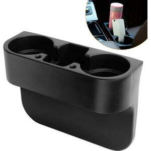 Dutchers® Auto Organizer - Bekerhouder Auto - Cupholder - Voor Het Ordenen Van Spullen In De Auto - Zwart